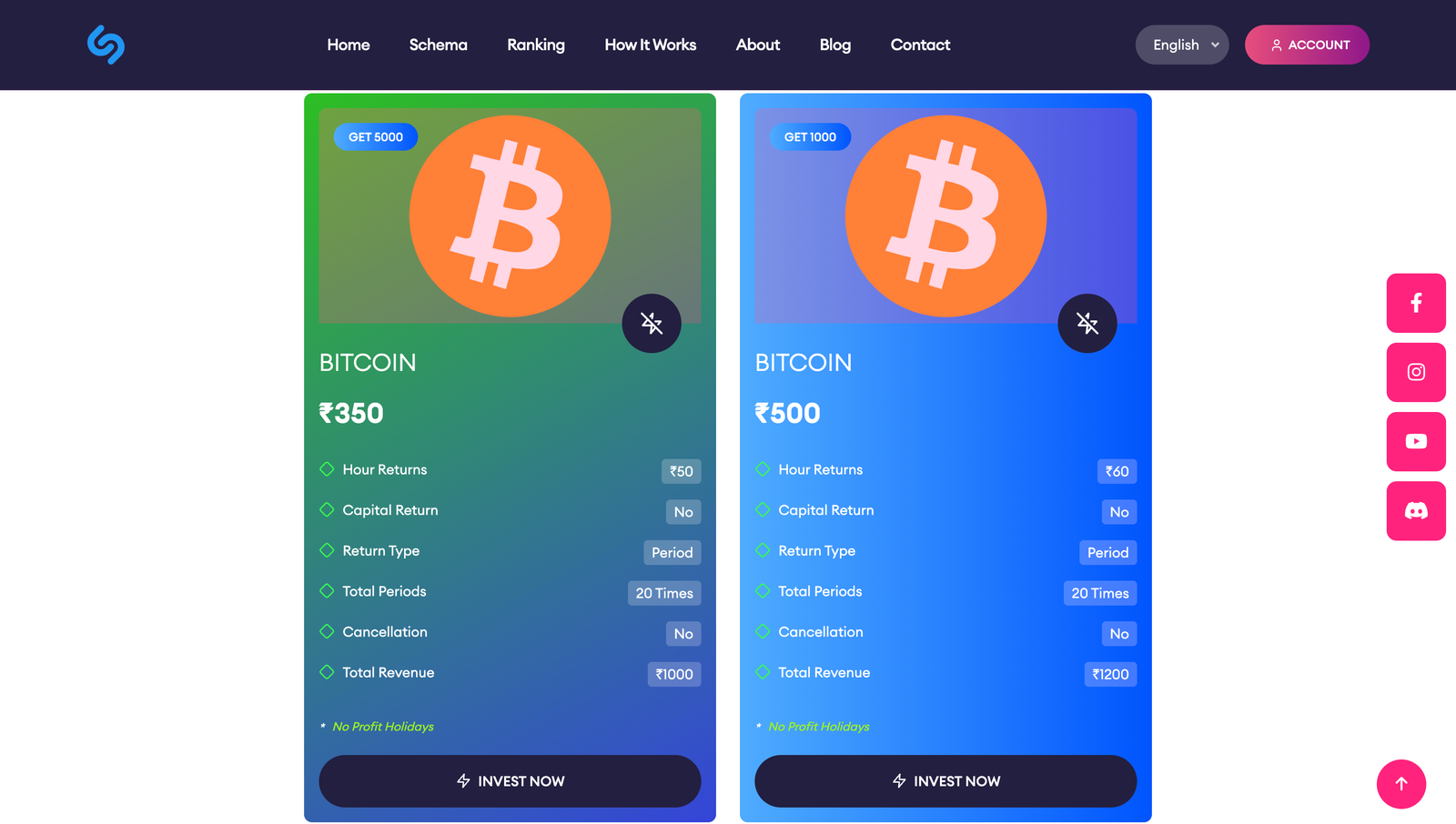 Investment Website